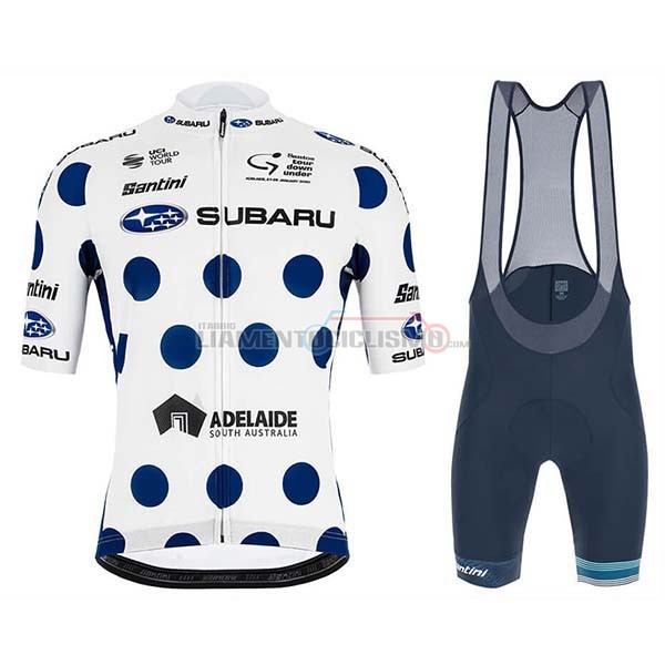 Abbigliamento Ciclismo Subaru Lider Manica Corta 2020 Bianco Blu